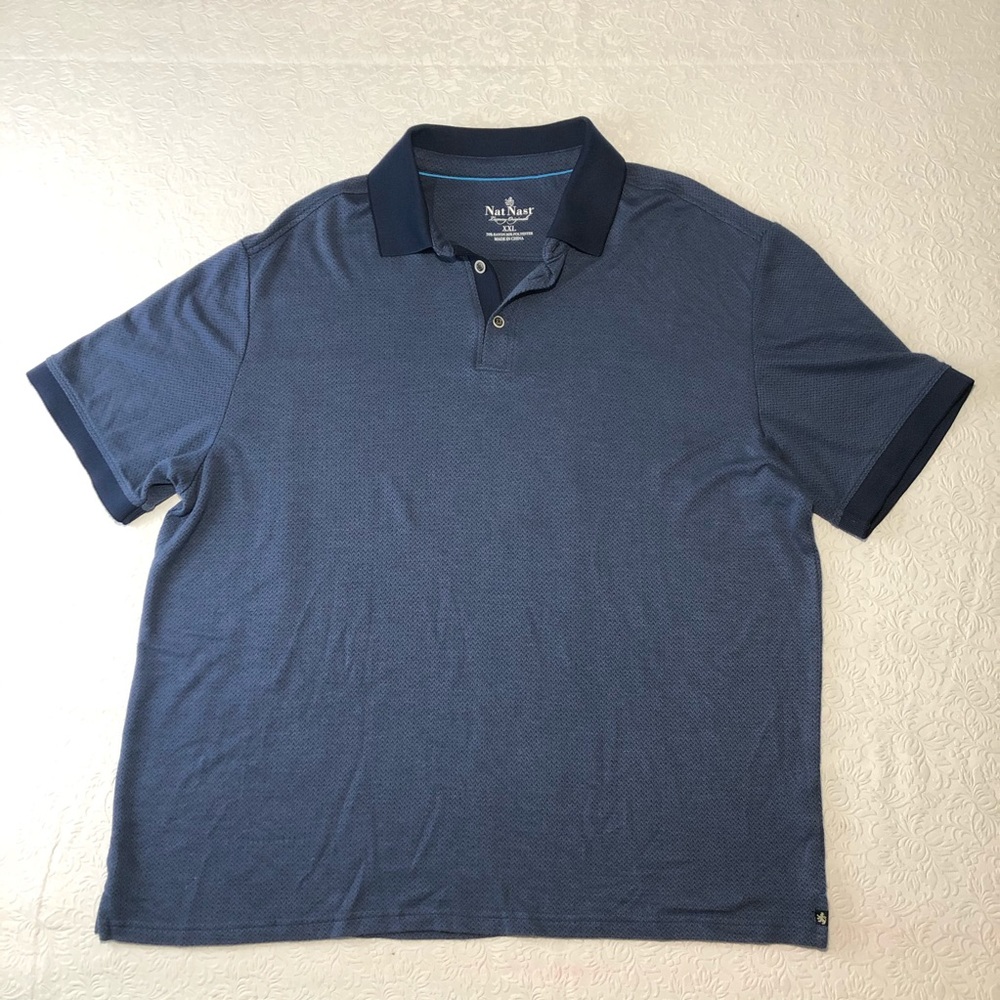 Nat Nast Short Sleeve Polo Shirt Men’s Size 2XL